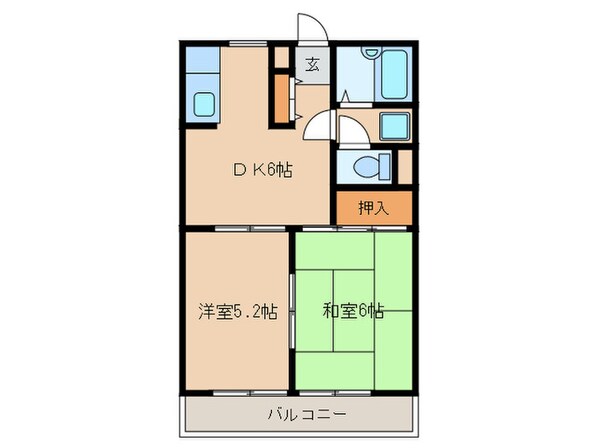 ハ－ティホ－ムズの物件間取画像